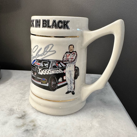 Dale Earnhardt Five Time Winston Cup Championship Ceramic Mug - Collectible - Picture 2 of 13